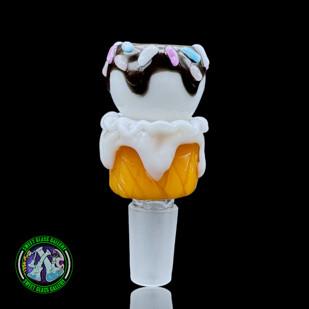 Empire Glassworks - Ice Cream Cone Flower Bowl (14mm)