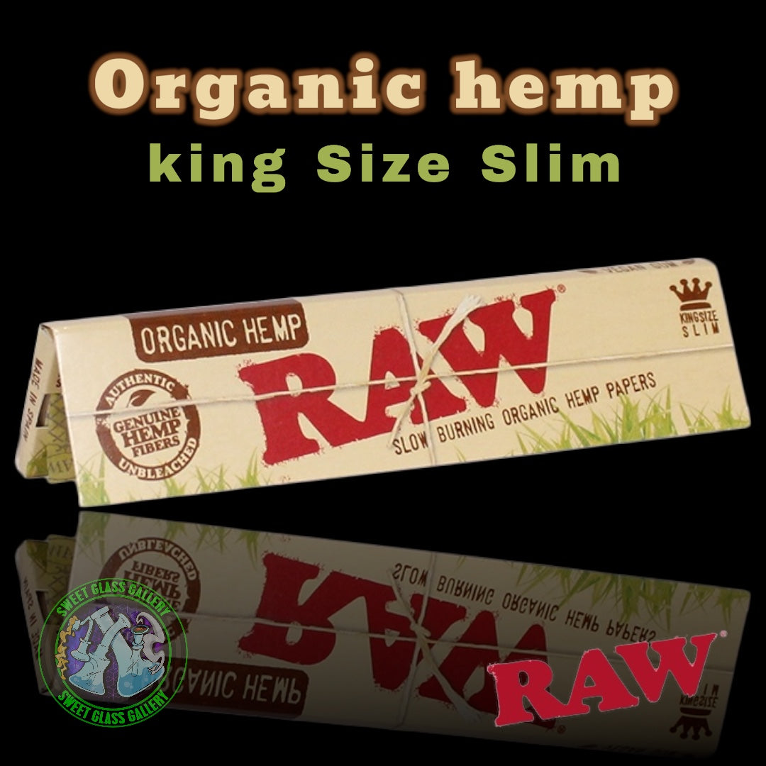 Raw - Organic Hemp King Size Slim Papers