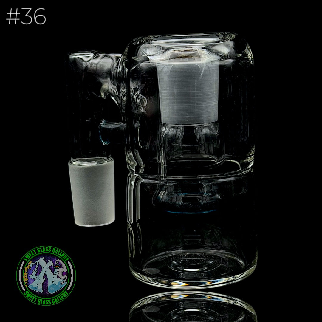 Fluid Glass - Ash Catcher 18mm - Dry #36 (Blue Stardust)