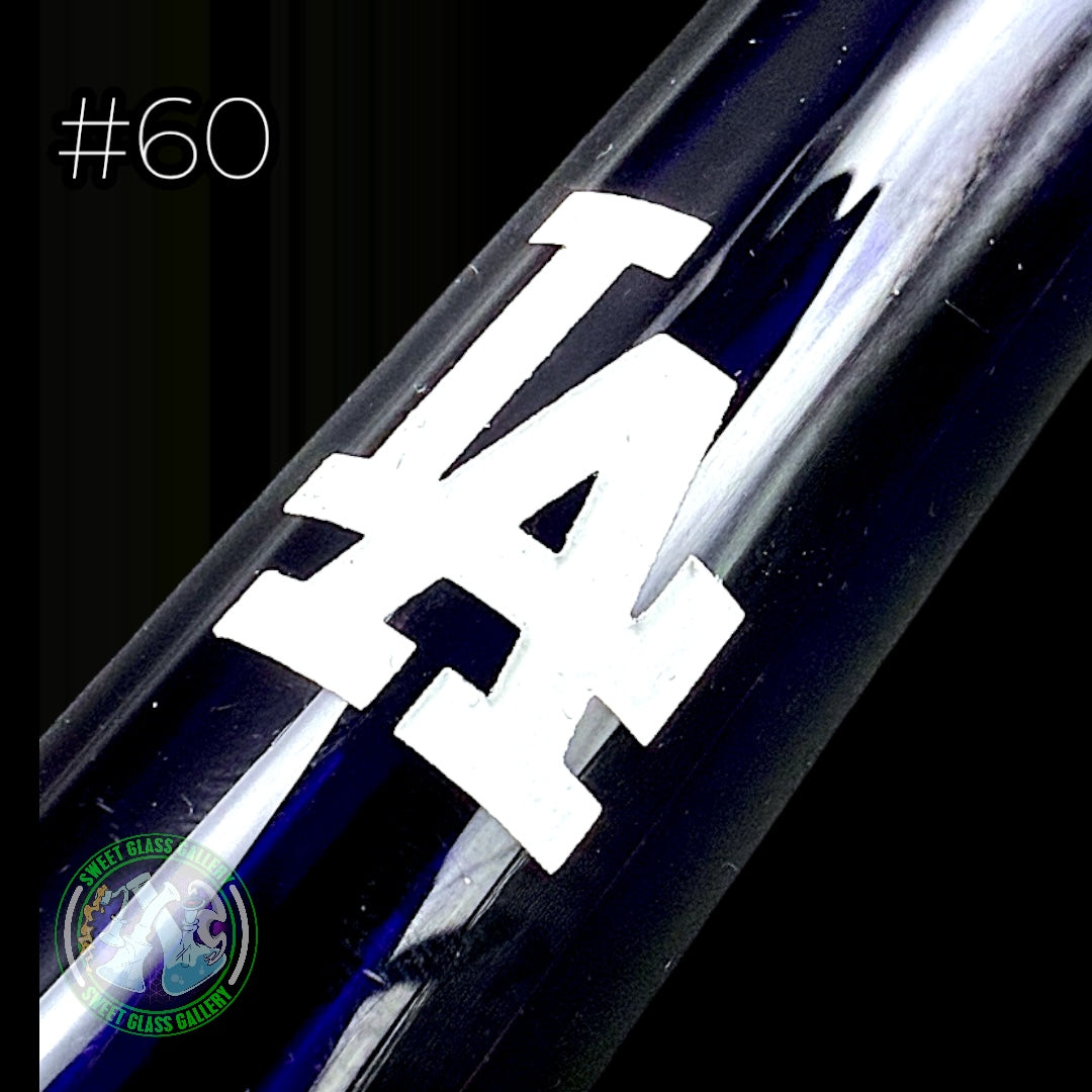 Daniel's Glass Art - Dry Pipe #60 (Los Angeles Dodgers)