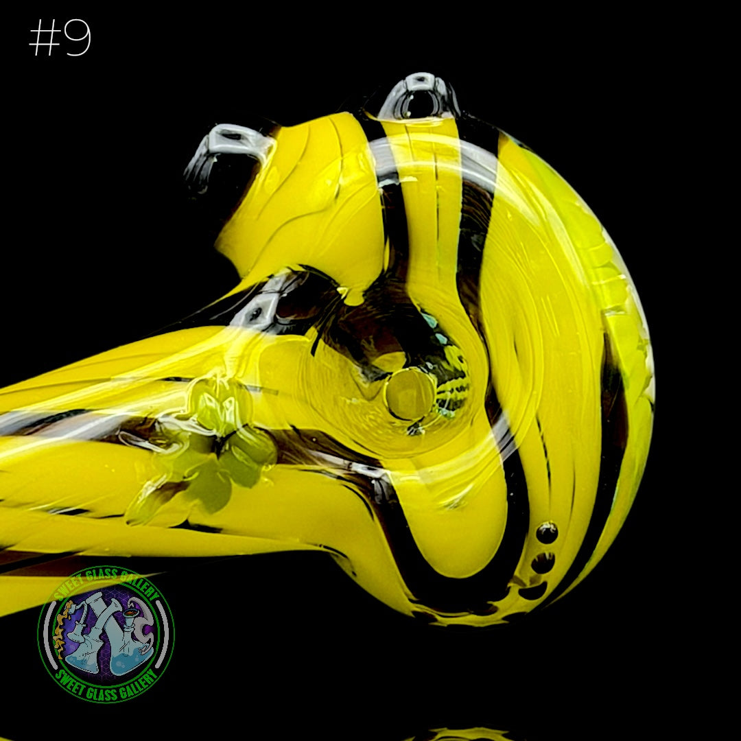 Charisma Glass - Dry Pipe #9 - Lucky Cat