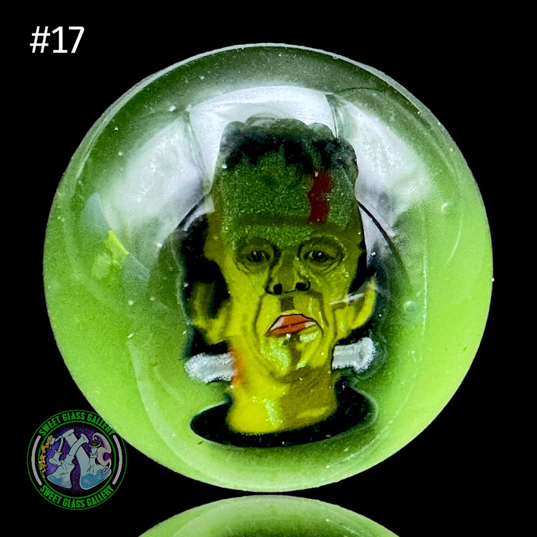 Keys Glass - Marble #17 - Frankenstein