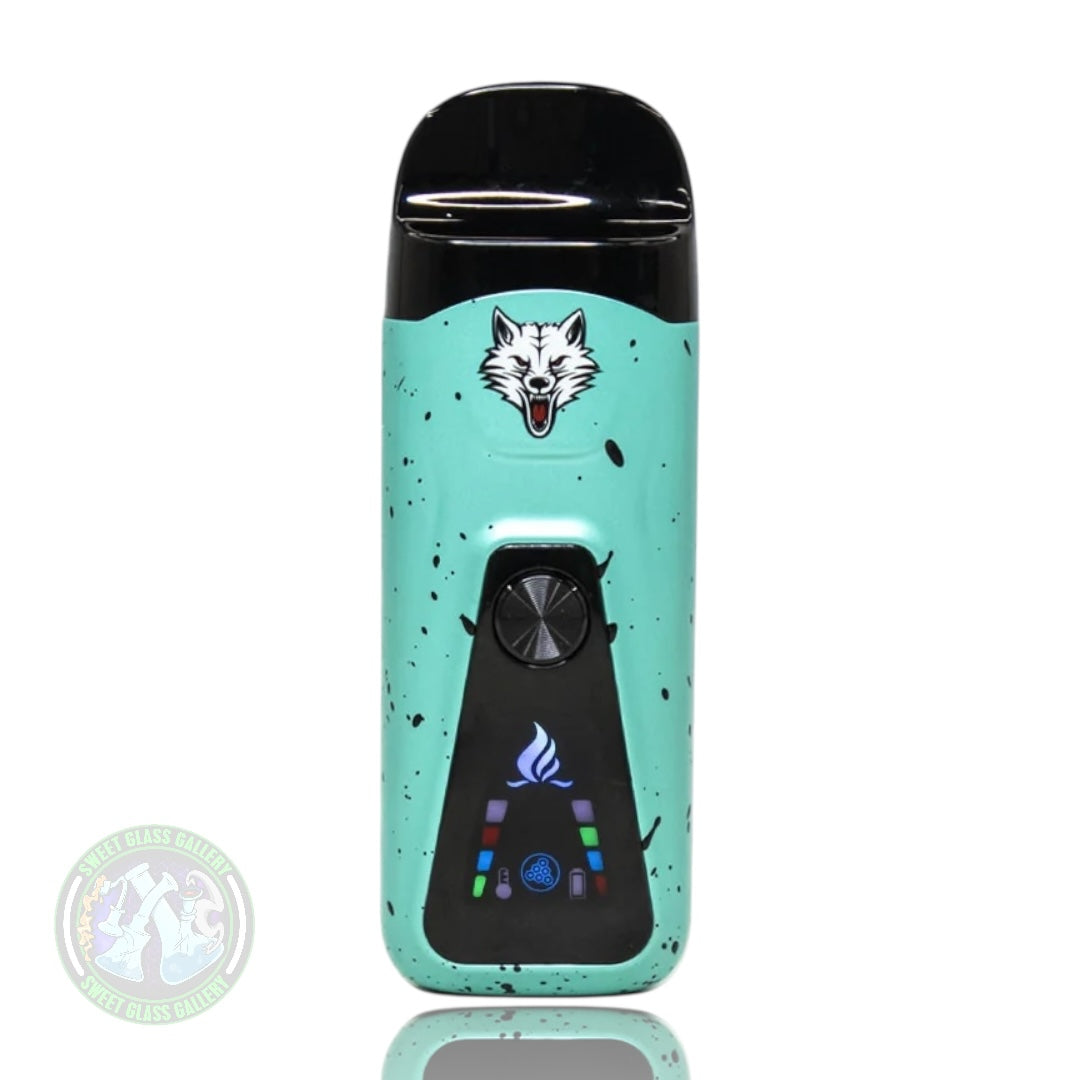 Wulf Mods - Flex - Teal w/ Black Splatter - Concentrate & Dry Herb Vaporizor
