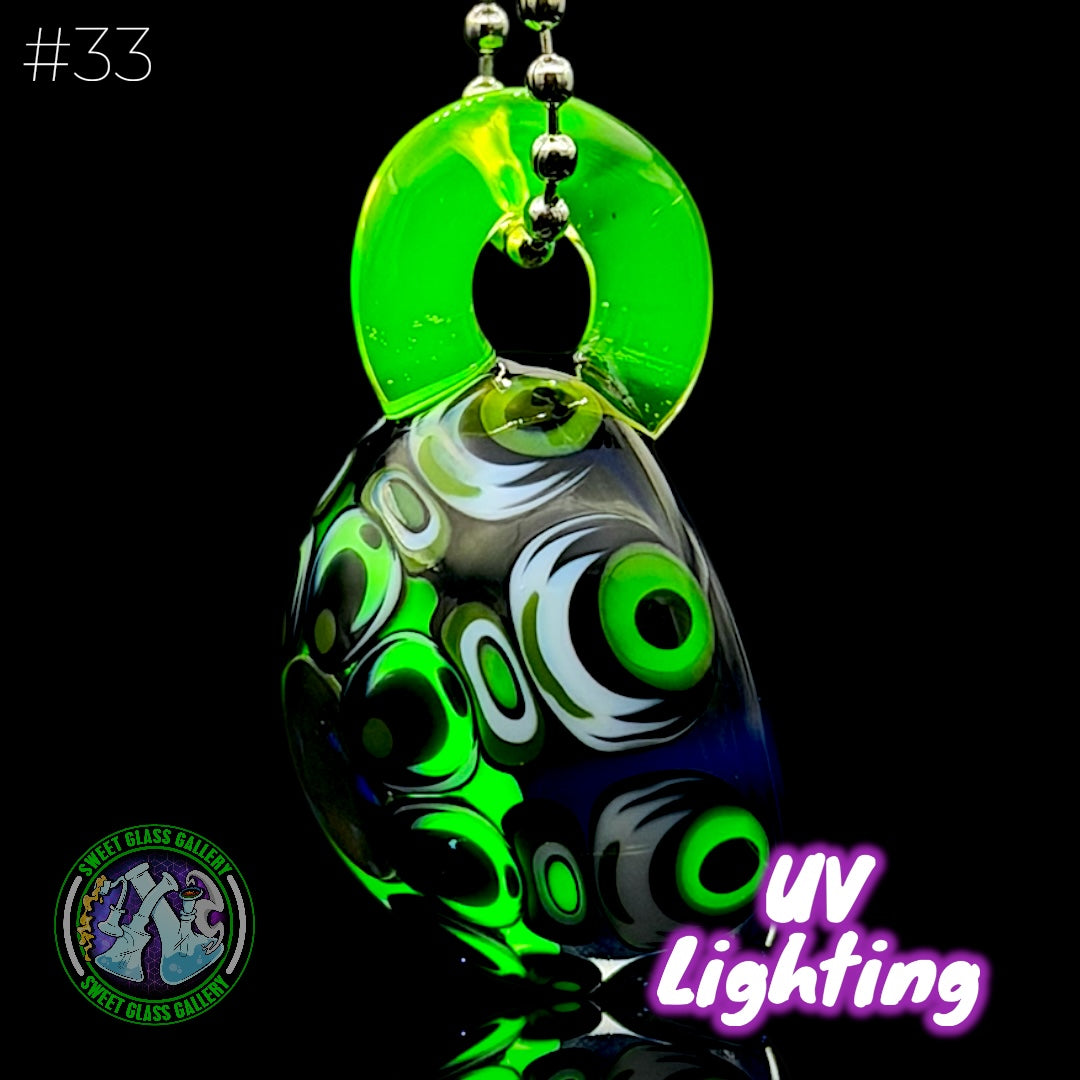 Steve H Glass - Pendant #33 - Dot Stack
