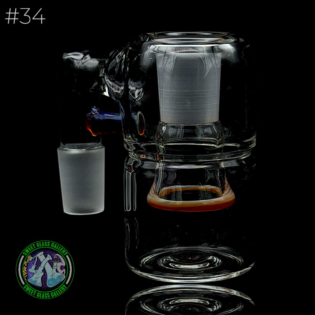 Fluid Glass - Ash Catcher 18mm - Dry #34 (Amber Purple)
