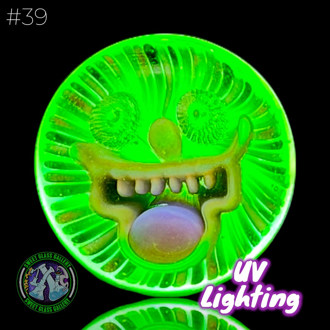 Steve H Glass - Marble #39 - Face Implosion