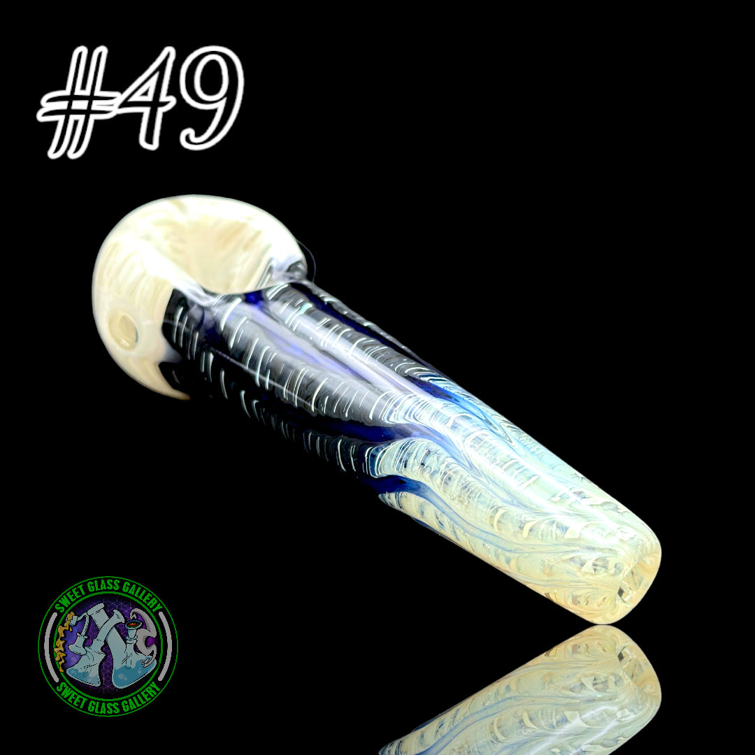 Daniel's Glass Art - German Glass Thick Hand Pipe #49