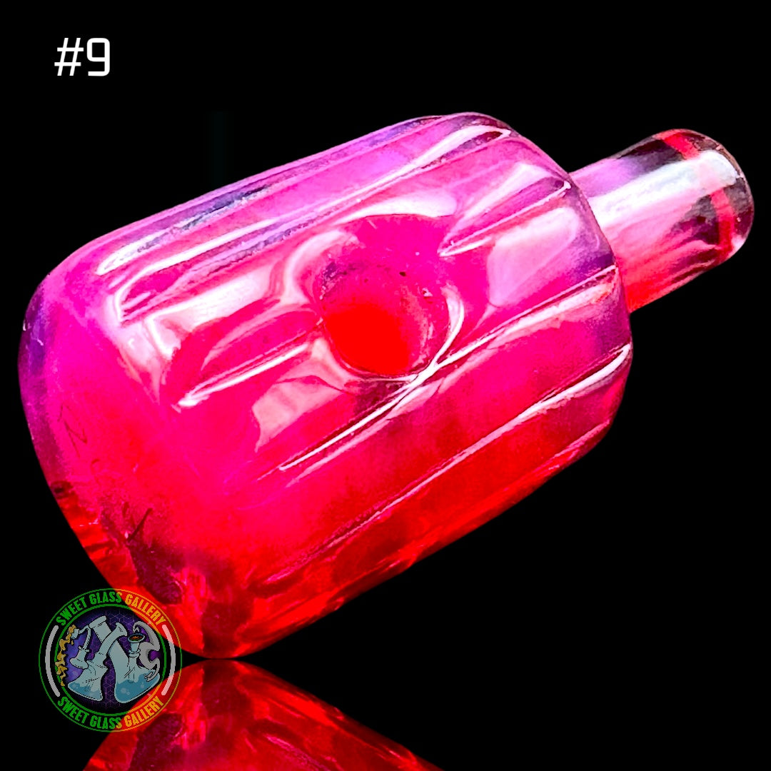 Rone Glass - Pendant #9 - Spray Tip (Telemagenta)