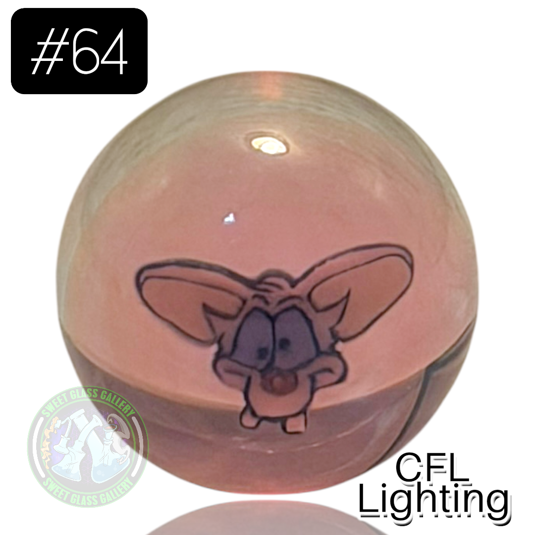 Keys Glass - Marble #64 (Pinky - Pinky & The Brain)