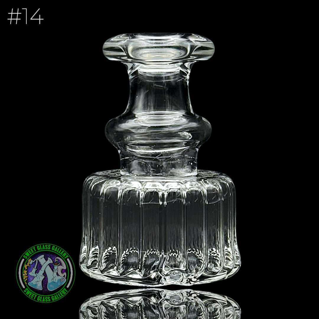 Evol Glass - Attachment - Puffco Peak #14 Corduroy (Clear)
