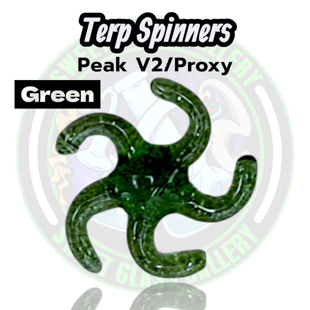 Yarbi Glass - Terp Spinners - Puffco Peak v2 / Proxy - Green