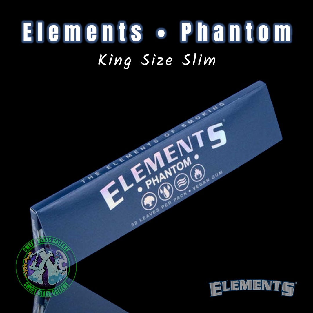 Elements - Phantom King Size Slim Papers