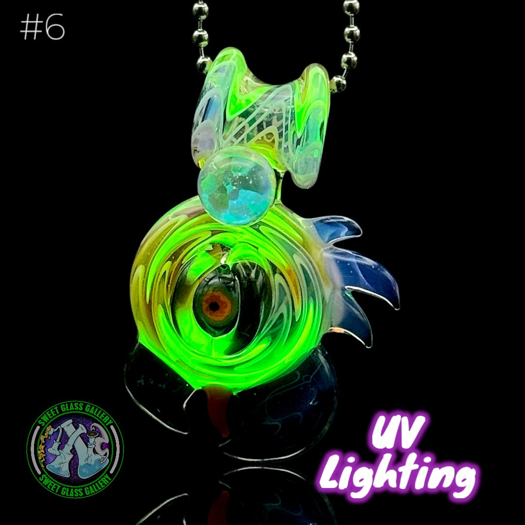 RJ Glass - Pendant - Bird #6