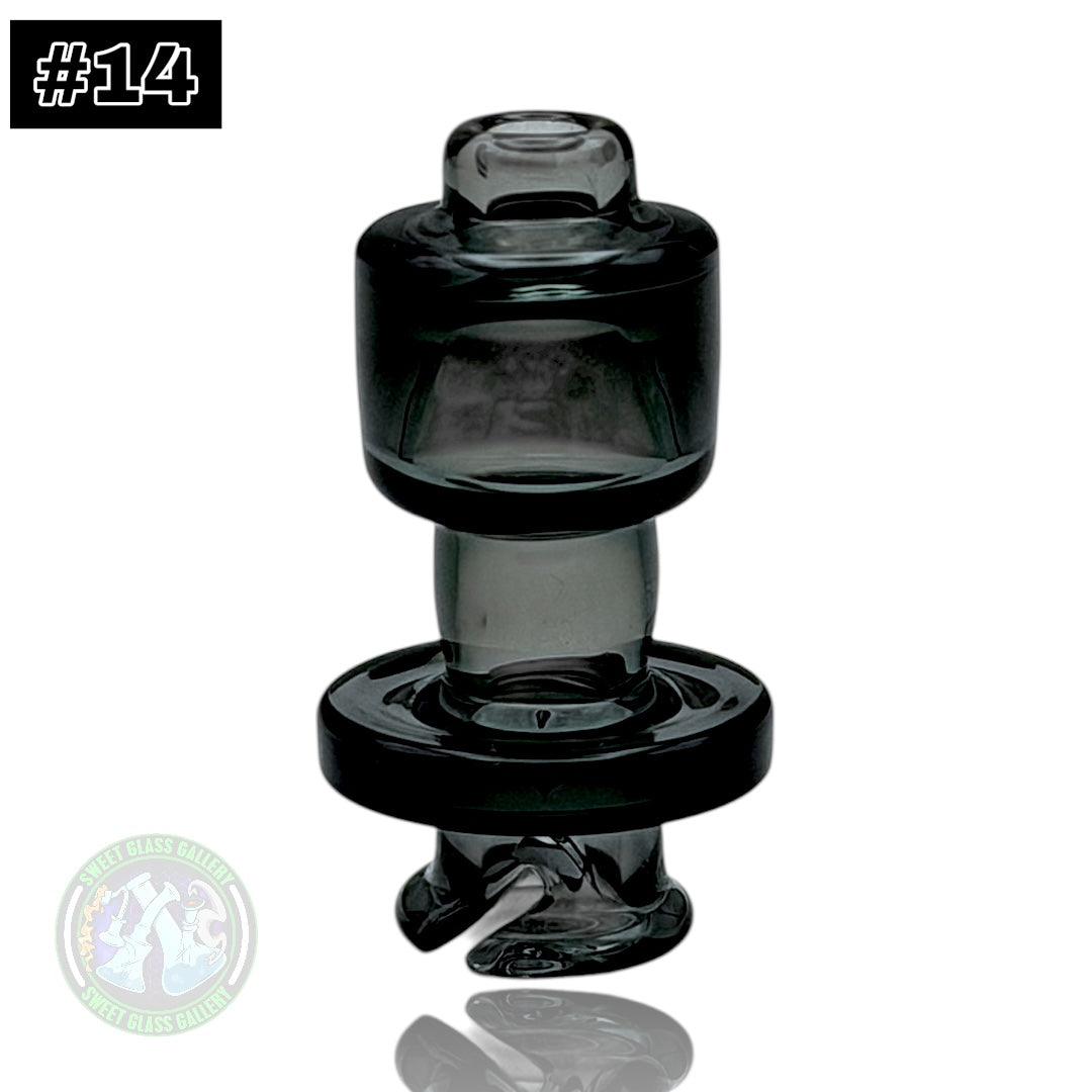 Rone Glass -Puffco Pivot Top #14 - Transparent Black