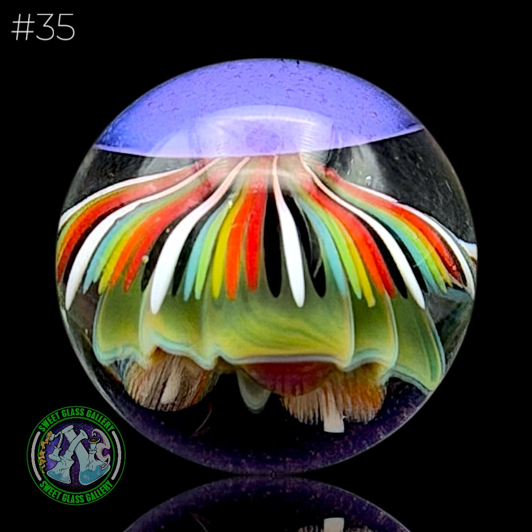 Steve H Glass - Marble #35 - Face Implosion