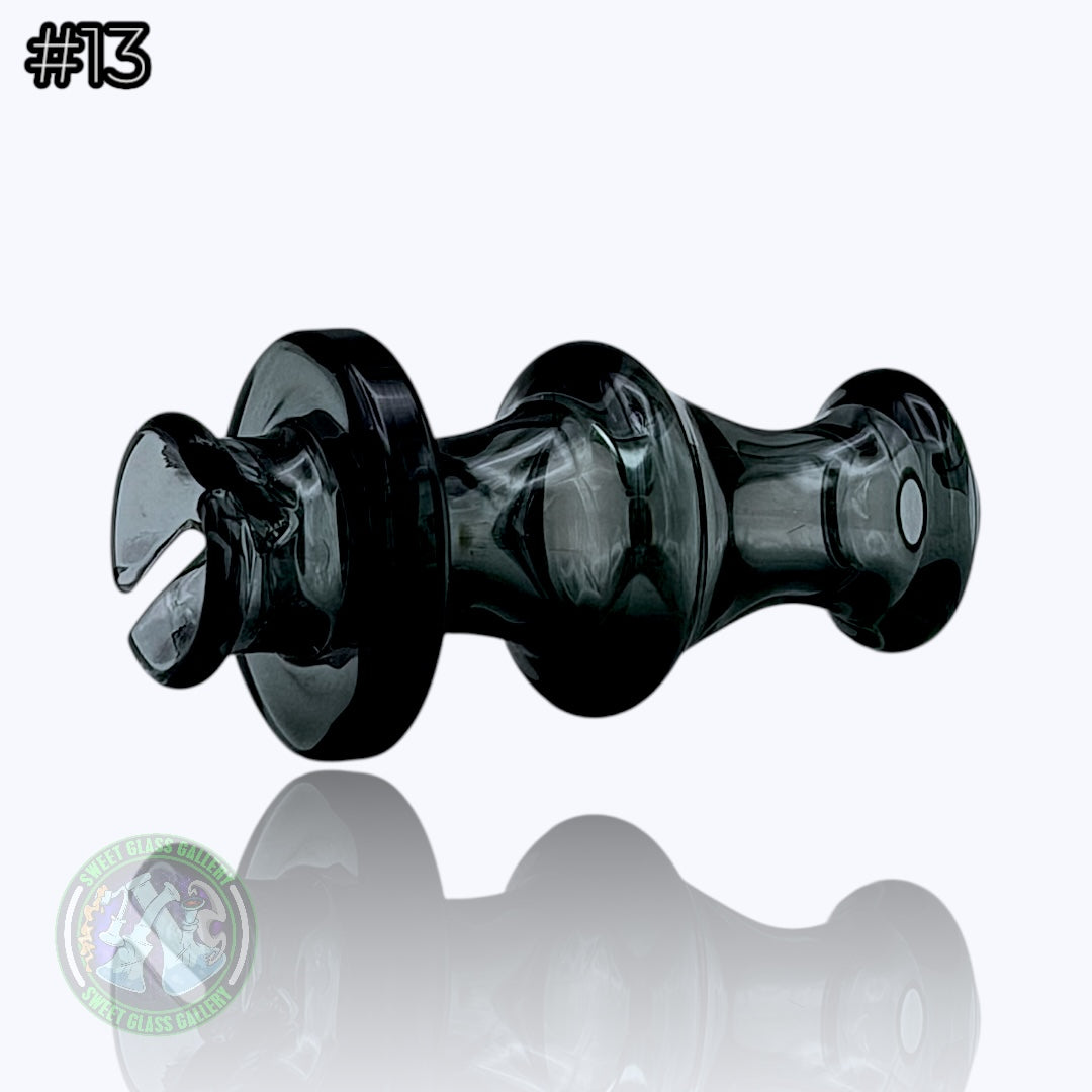 Rone Glass -Puffco Pivot Top #13 - Transparent Black