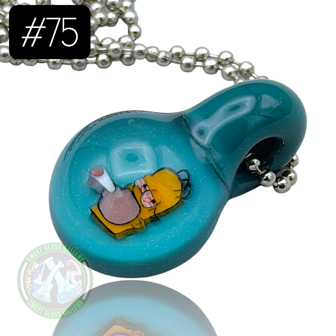 Keys Glass - Pendant #75 (Homer - The Simpsons)