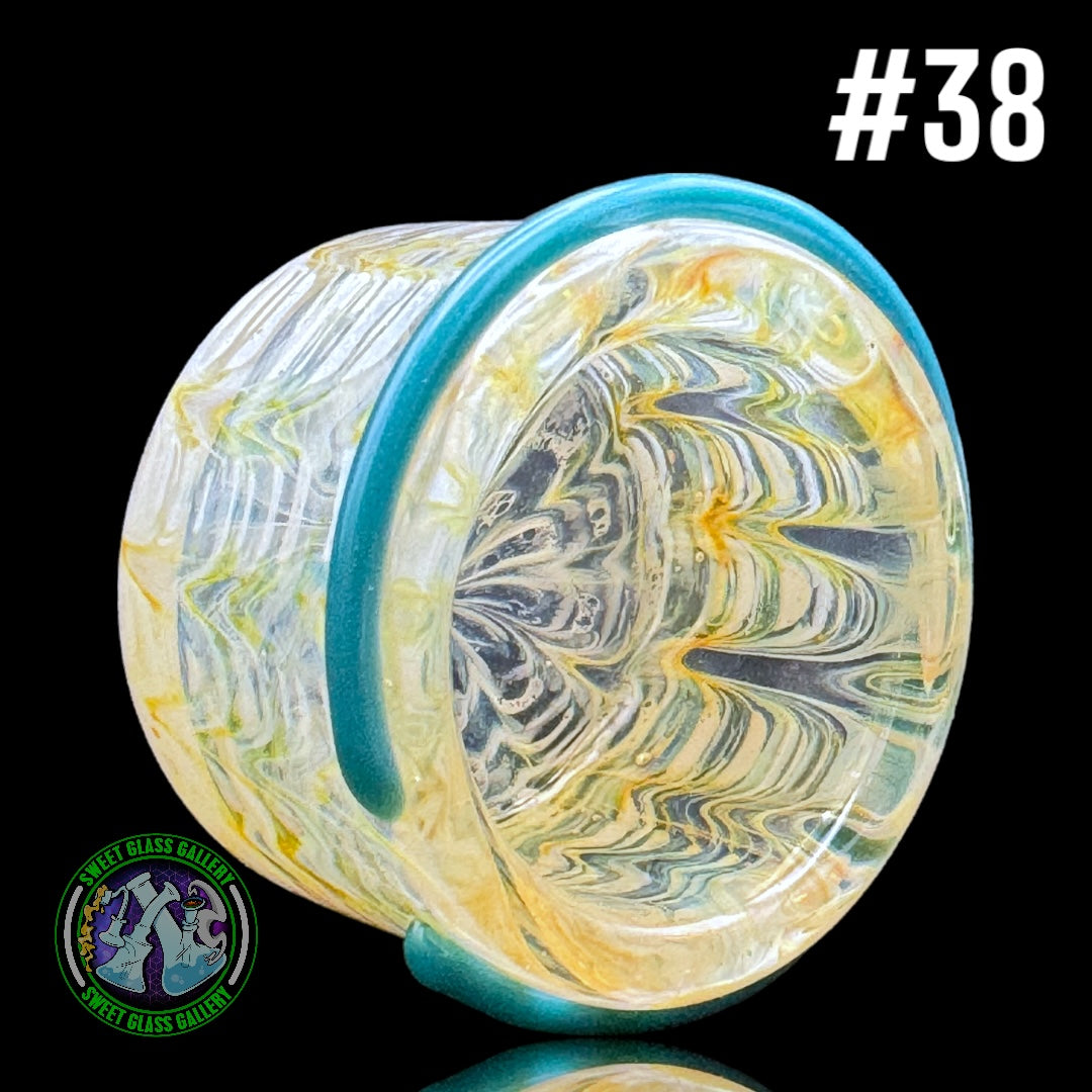 Ben’s Glass Art - Fumed Baller Jar #38