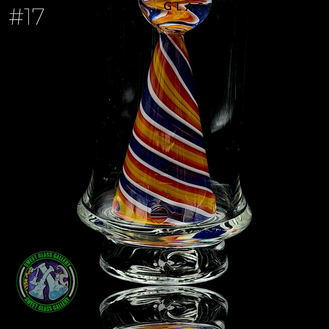 Toxic Glass - Focus V Carta Attachment #17 - Wigwag Red, Blue, Yellow & White