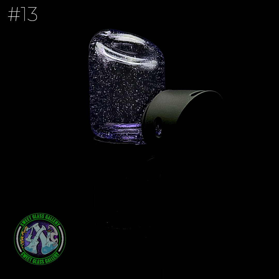 Kizmit Glass - Pivot Top #13 (Purple Lollipop)