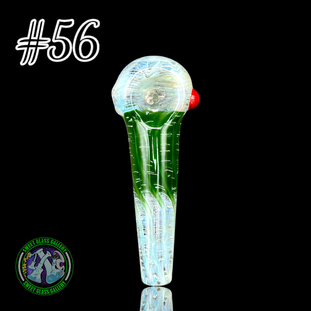 Daniel's Glass Art - German Glass Thick Hand Pipe #56