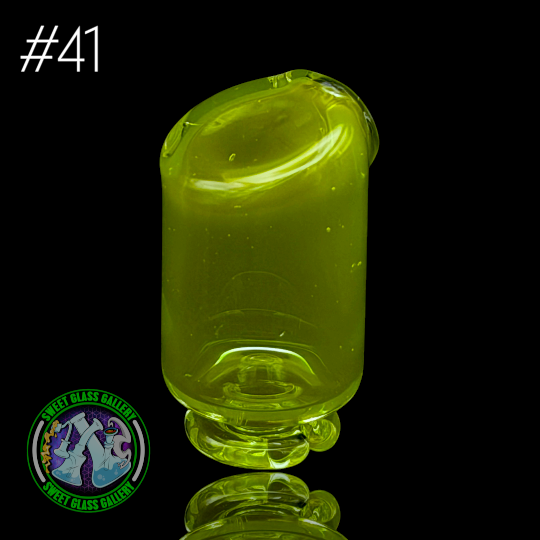 Kizmit Glass - Puffco Pivot Top #41 - Ghosted Timber