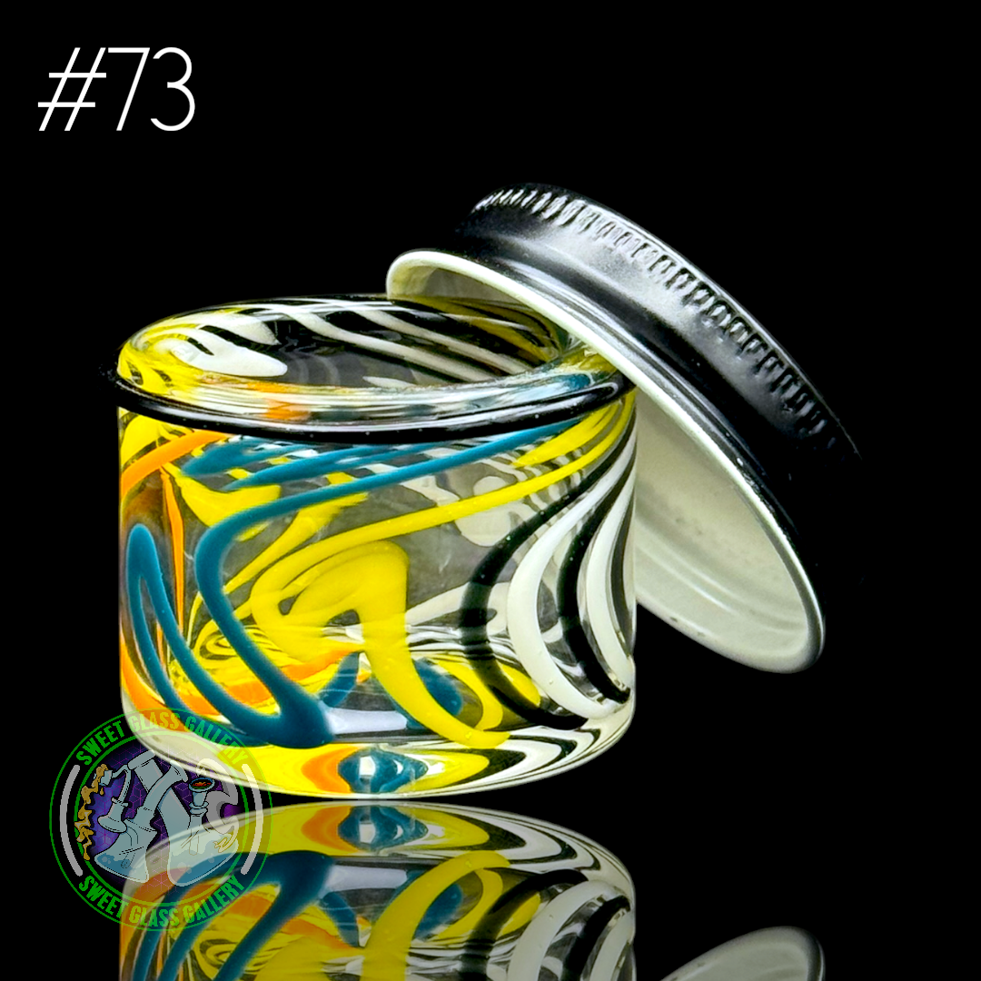 Ben’s Glass Art - Baller Jar #73 - Inside Out Tech
