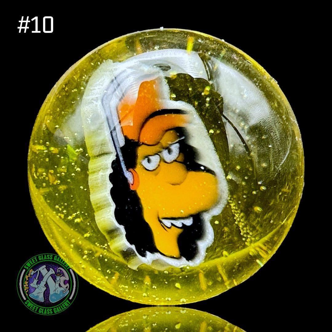 Keys Glass - Marble #10 - Otto The Simpsons