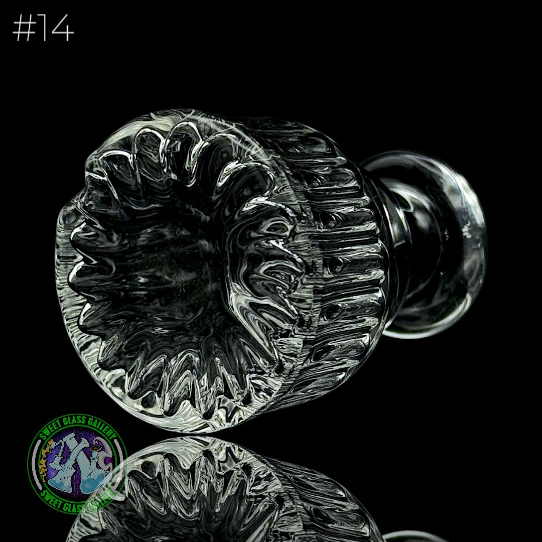 Evol Glass - Attachment - Puffco Peak #14 Corduroy (Clear)