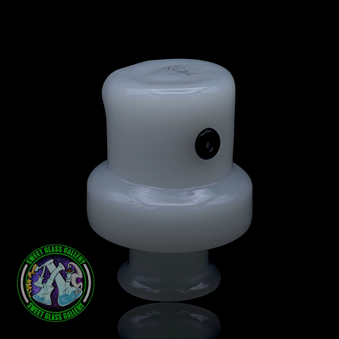 Rone Glass -Puffco Pivot Top #7 - Spray Can Tip White