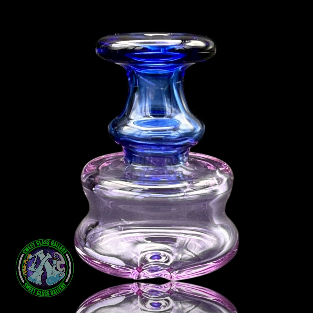 Evol Glass - Attachment #40 - Puffco Peak (Transparent Purple & Cobalt Blue)