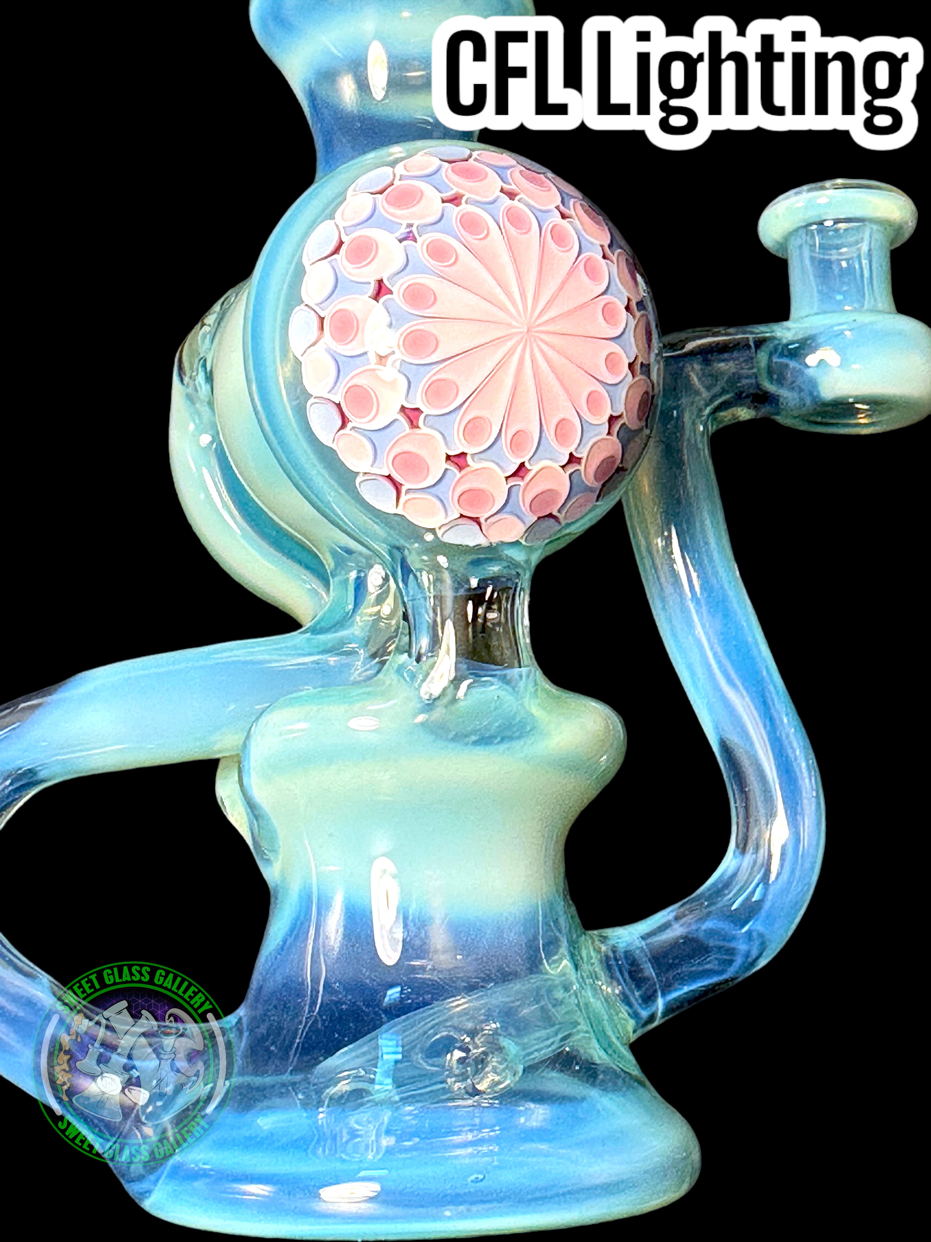 Olour Glass - Rig - Globetrotter Recycler Dot Stack