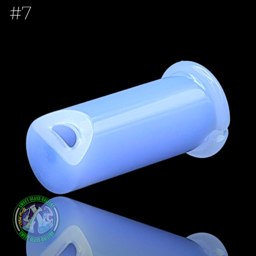 Kovacs Glass - Puffco Pivot Attachment #7 - Milky Blue