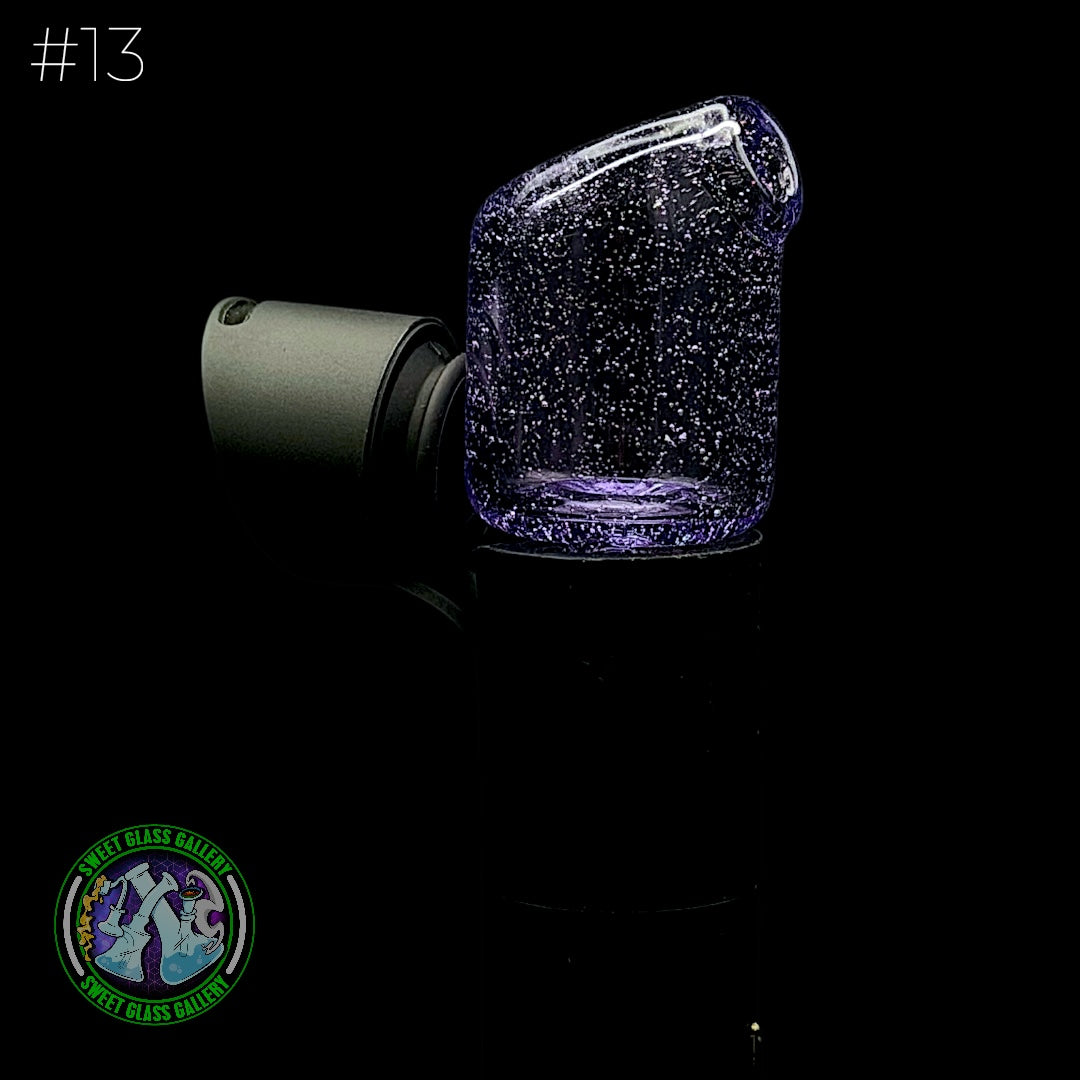 Kizmit Glass - Pivot Top #13 (Purple Lollipop)