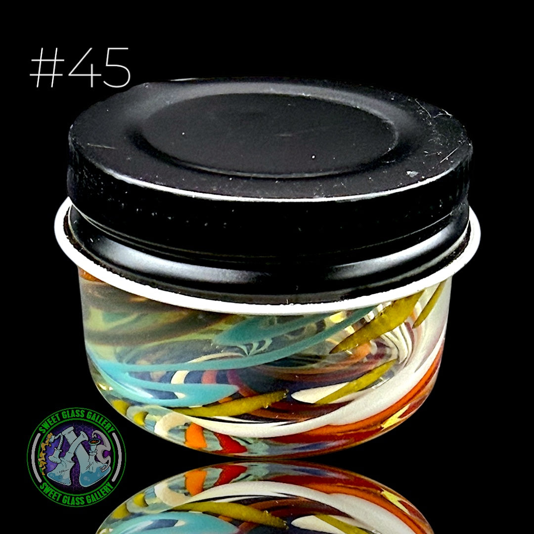 Ben’s Glass Art - Baller Jar #45 - Inside Out Tech