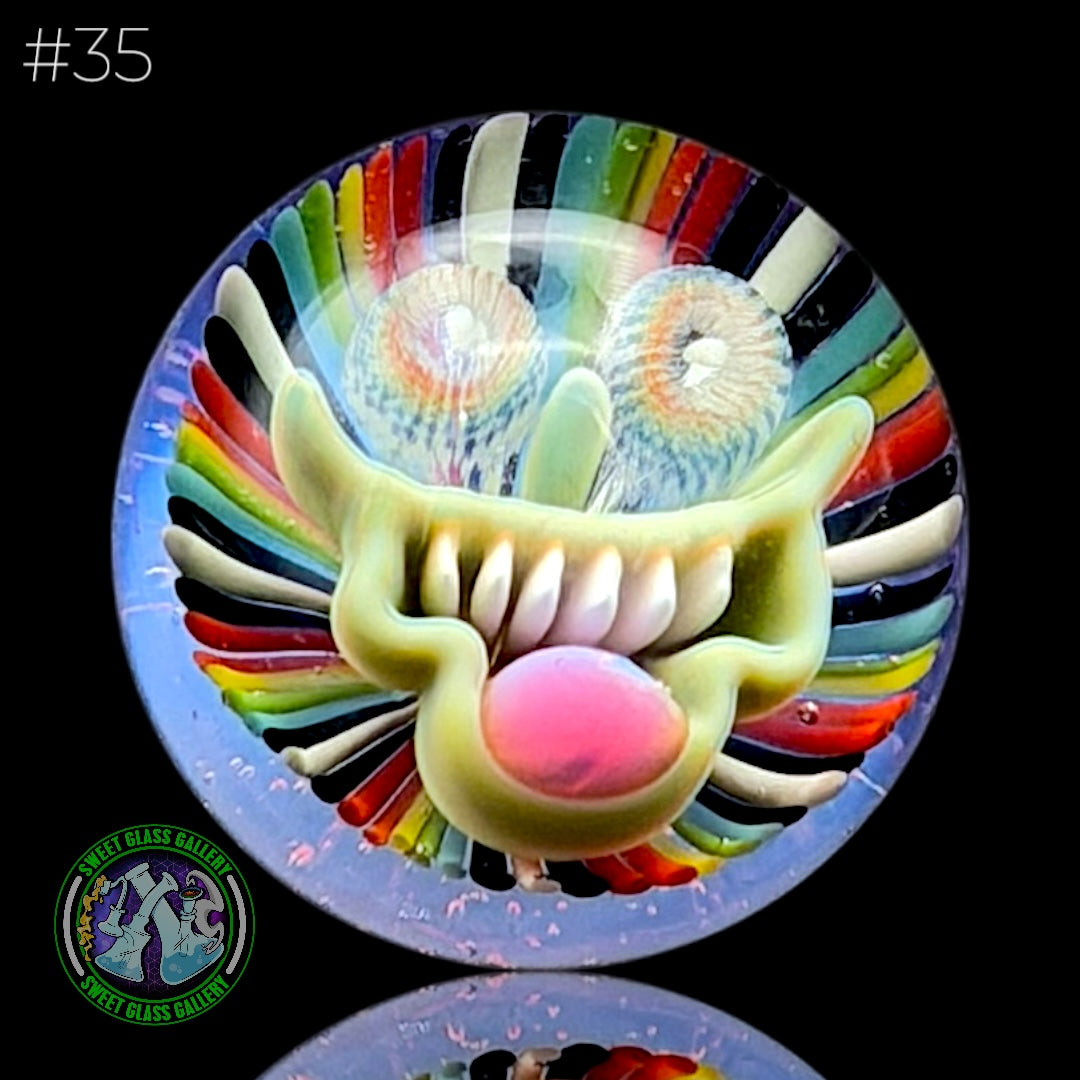 Steve H Glass - Marble #35 - Face Implosion