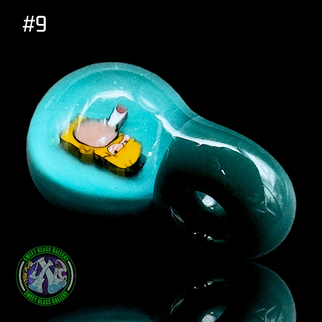 Keys Glass - Pendant #9 - Homer The Simpsons