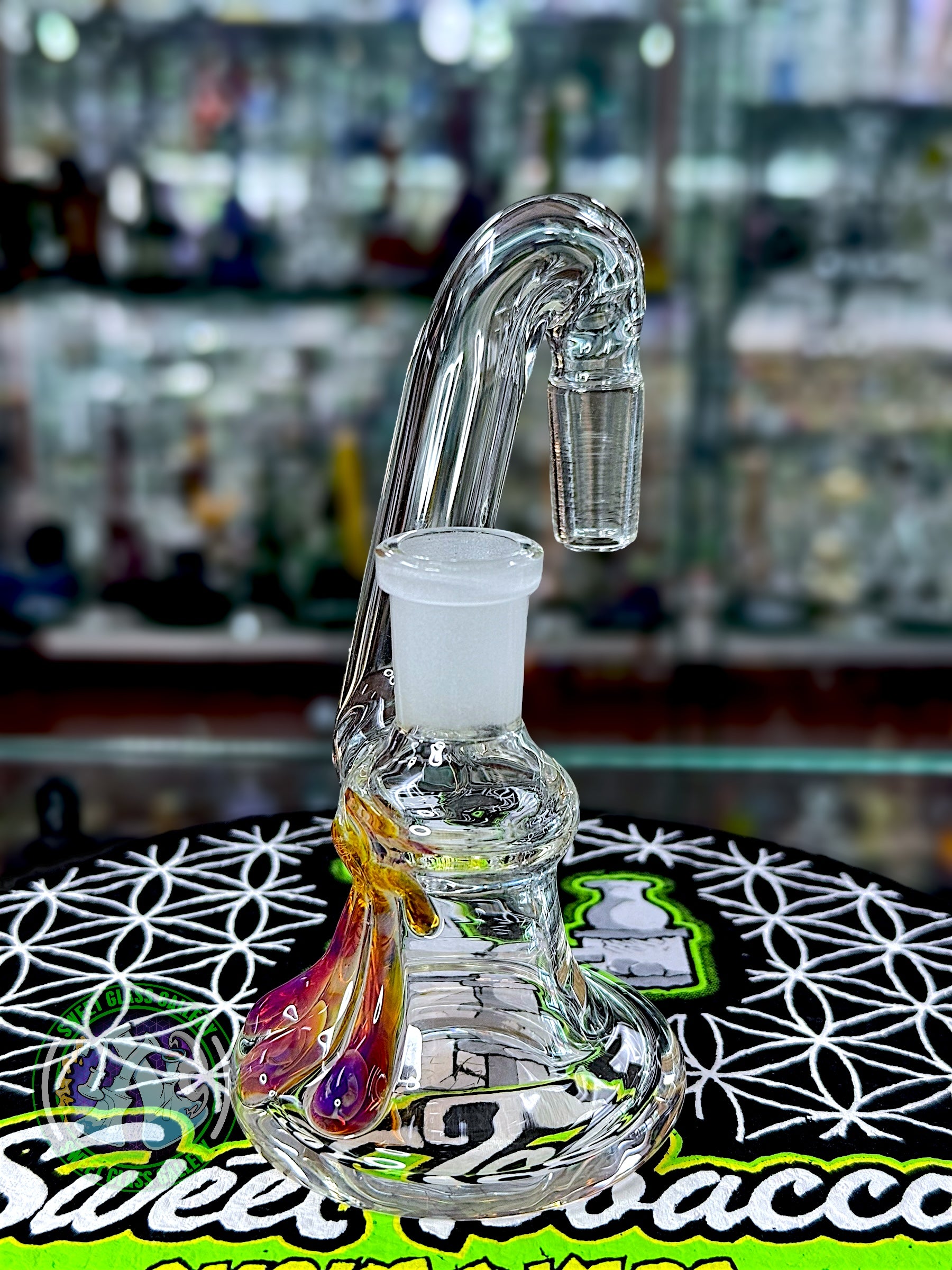 Uzzi Glass - Ash Catcher Dry #1 - Amber Purple