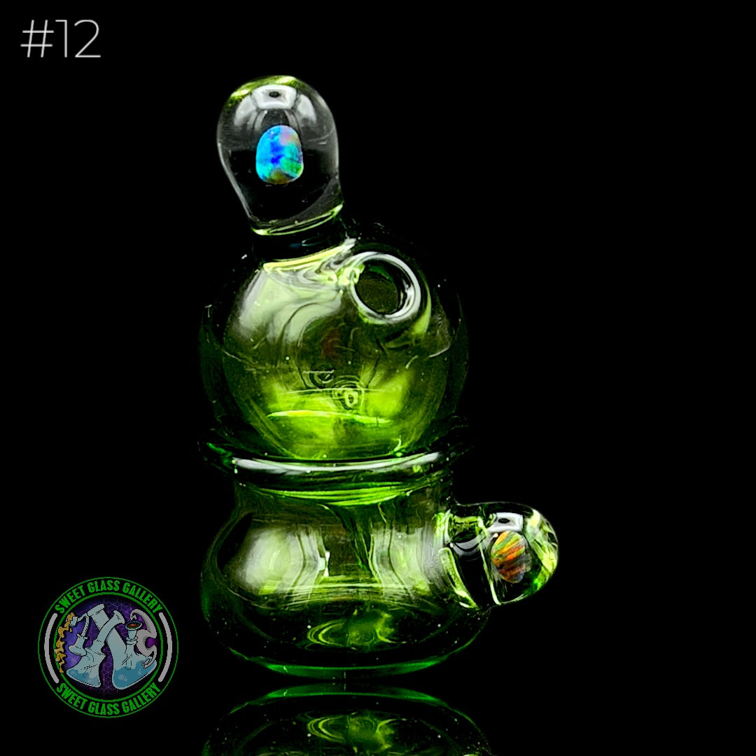 CPB Glass - Carb Cap w/ Honey Pot Holder #12