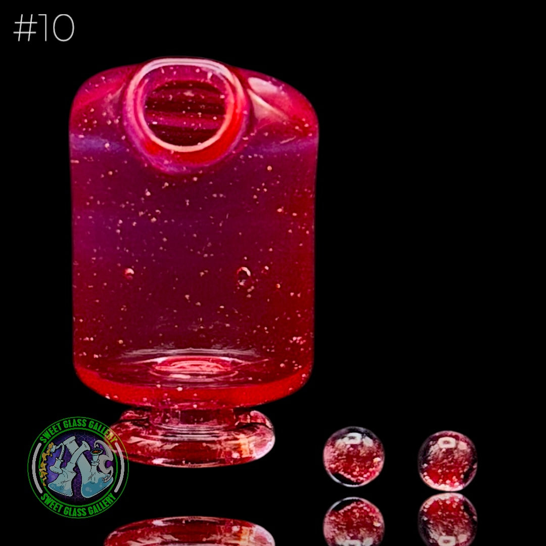 Kizmit Glass - Pivot Top #10 (Rose Quartz x Tangie)