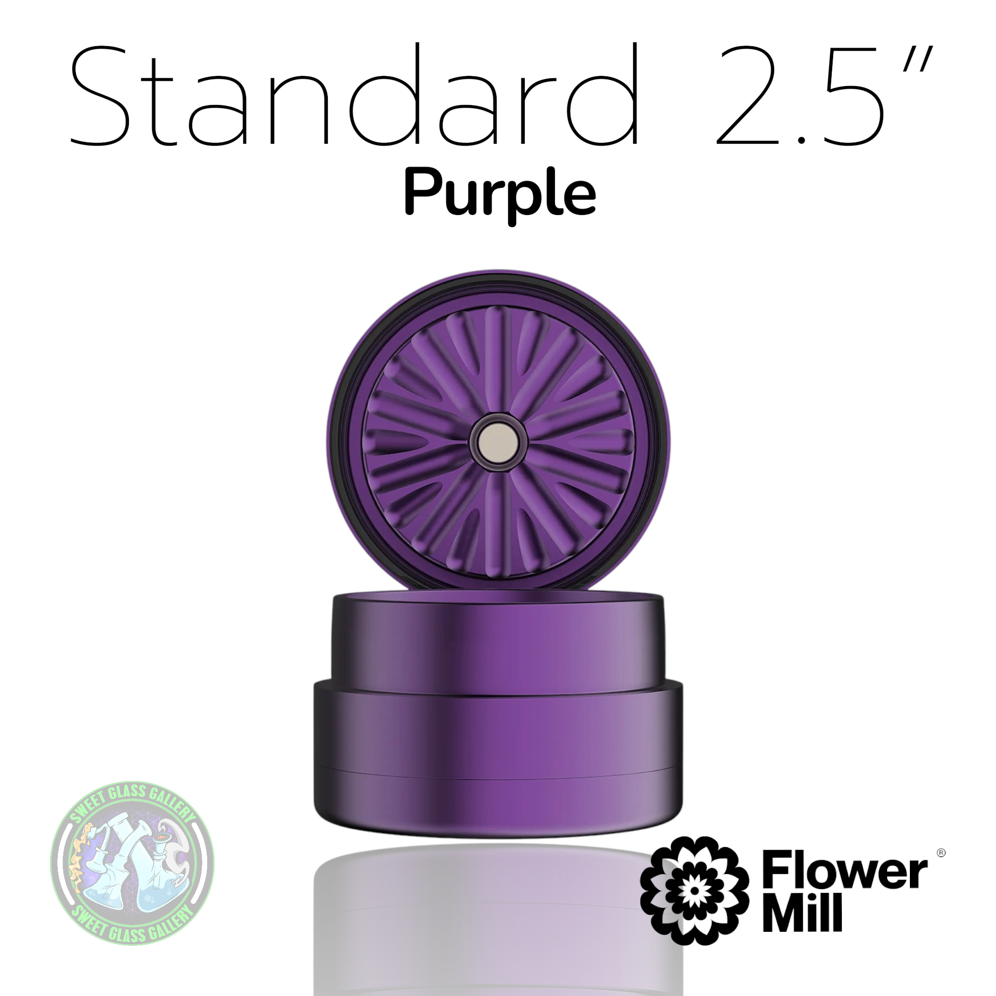 Flower Mill - Standard Series 2.5” - Purple