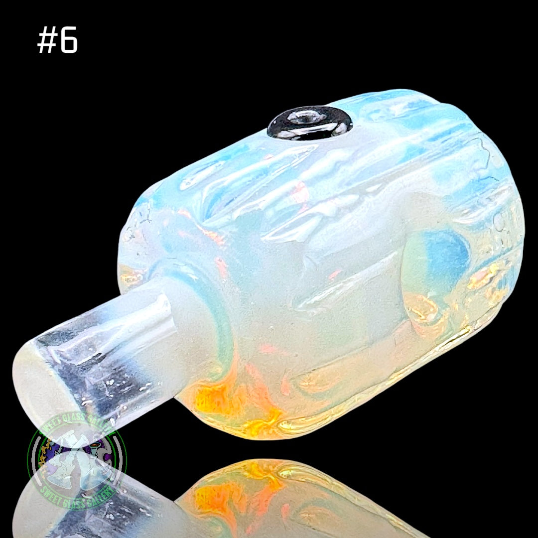 Rone Glass - Pendant #6 - Spray Tip (Secret White)