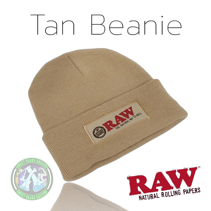 Raw - Tan Beanie