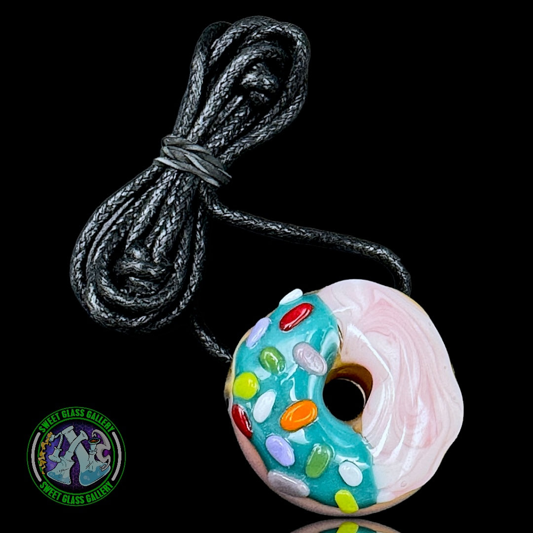 KGB Glass - Donut Pendant #1