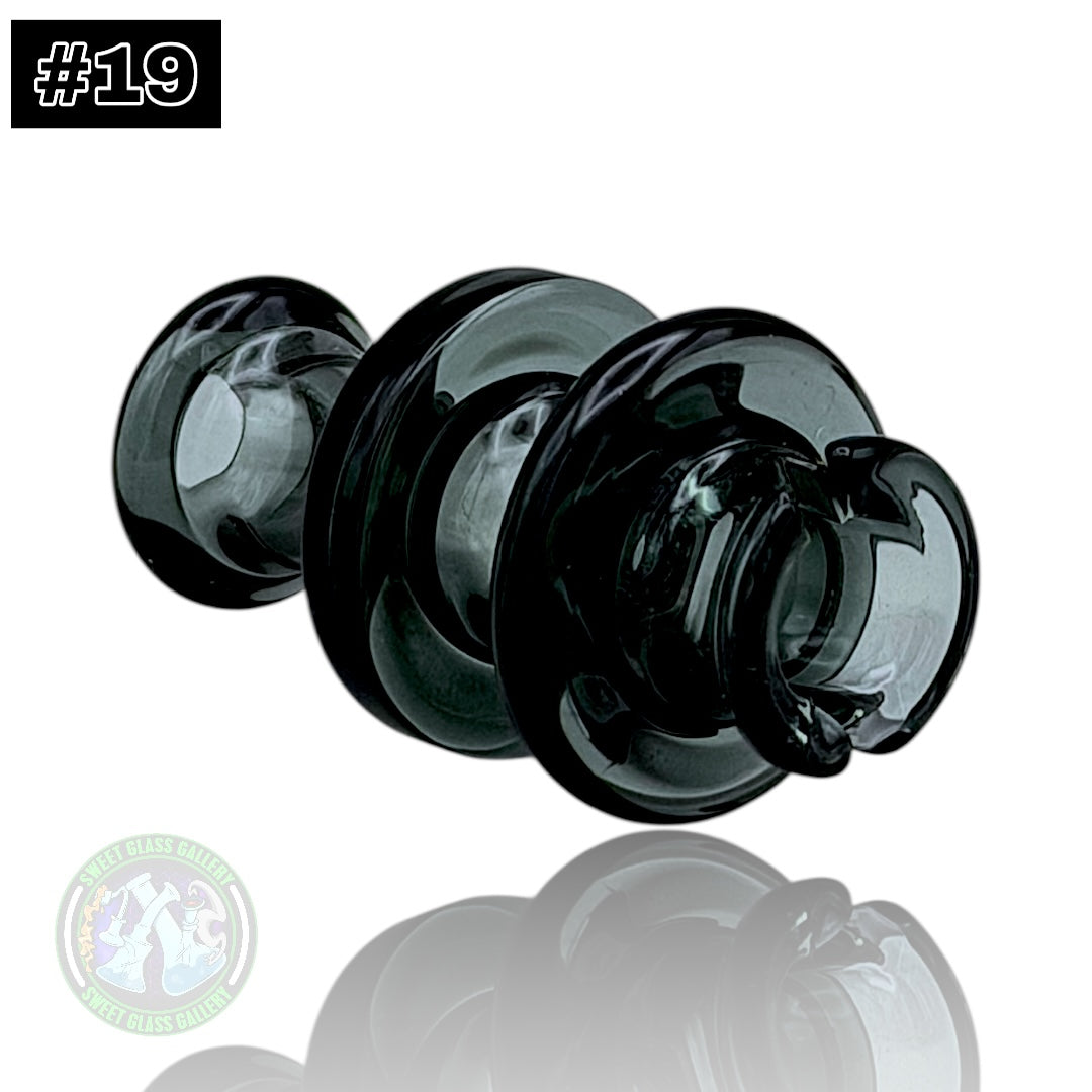 Rone Glass -Puffco Pivot Top #19 - Transparent Black