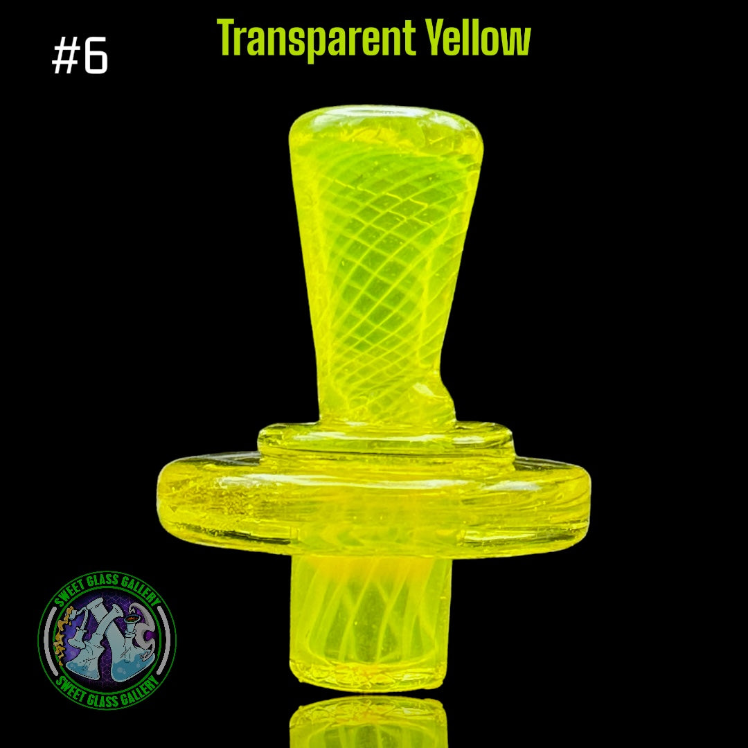 Camp Fire Quartz - Control Tower Cap #6 - Transparent Yellow