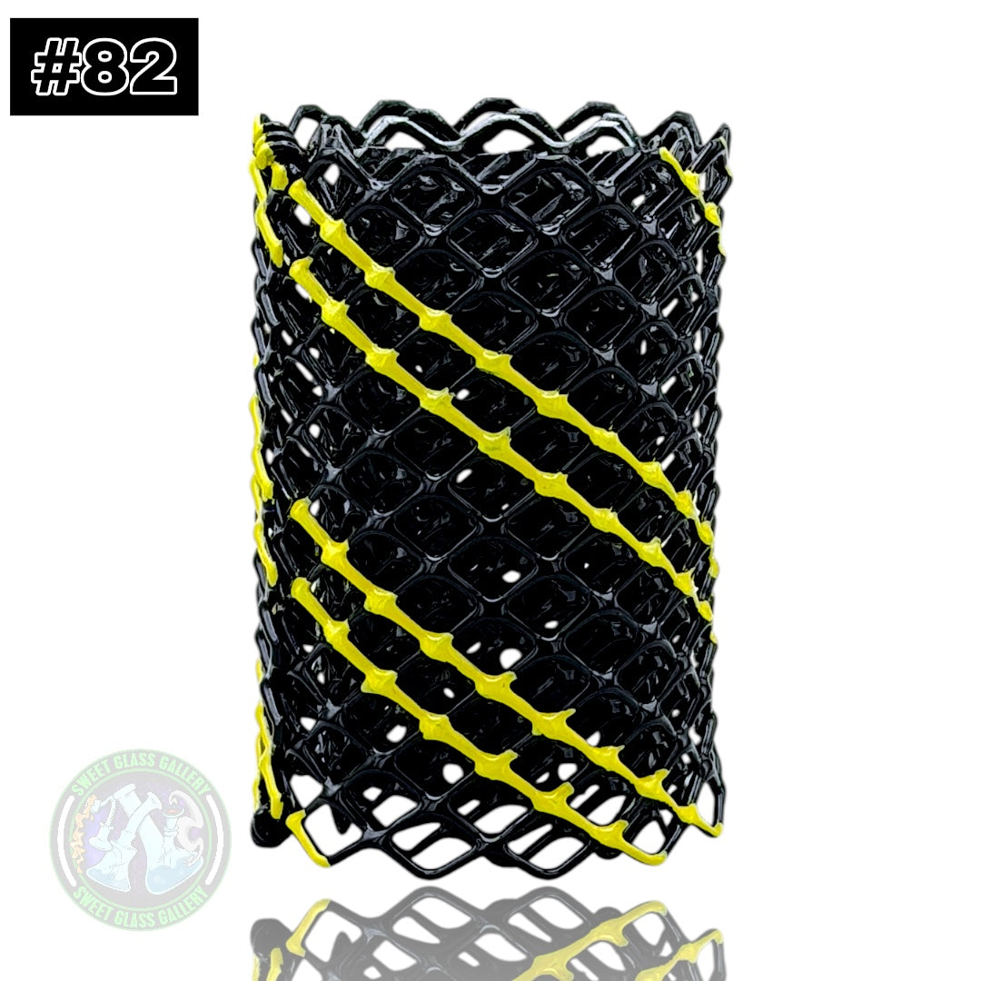 Mamba Guardzz - Heat Cage #82 - Blazer GT8000 Guard (Black w/ Yellow Stripes)