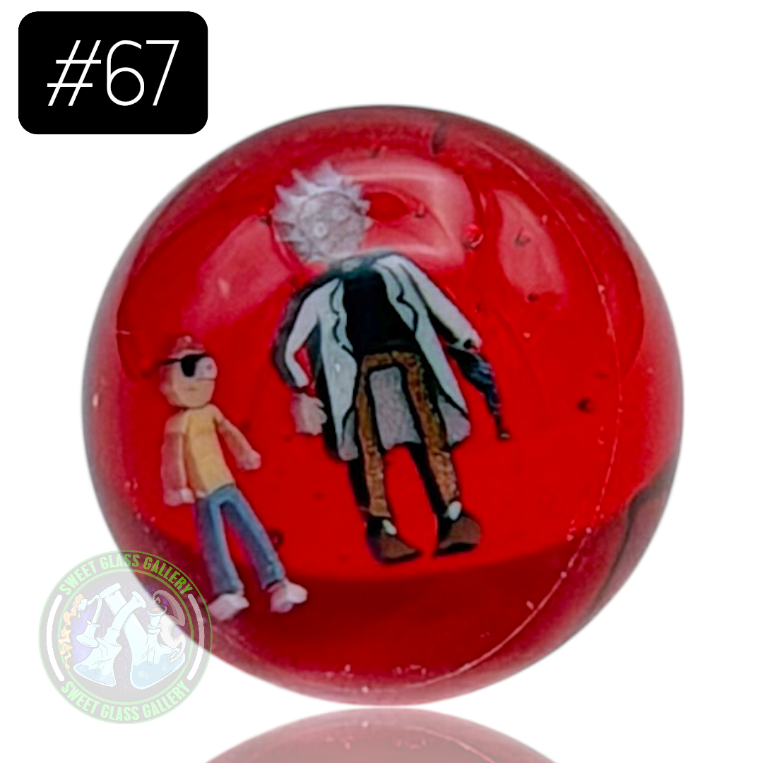 Keys Glass - Marble #67 (Rick & Morty)