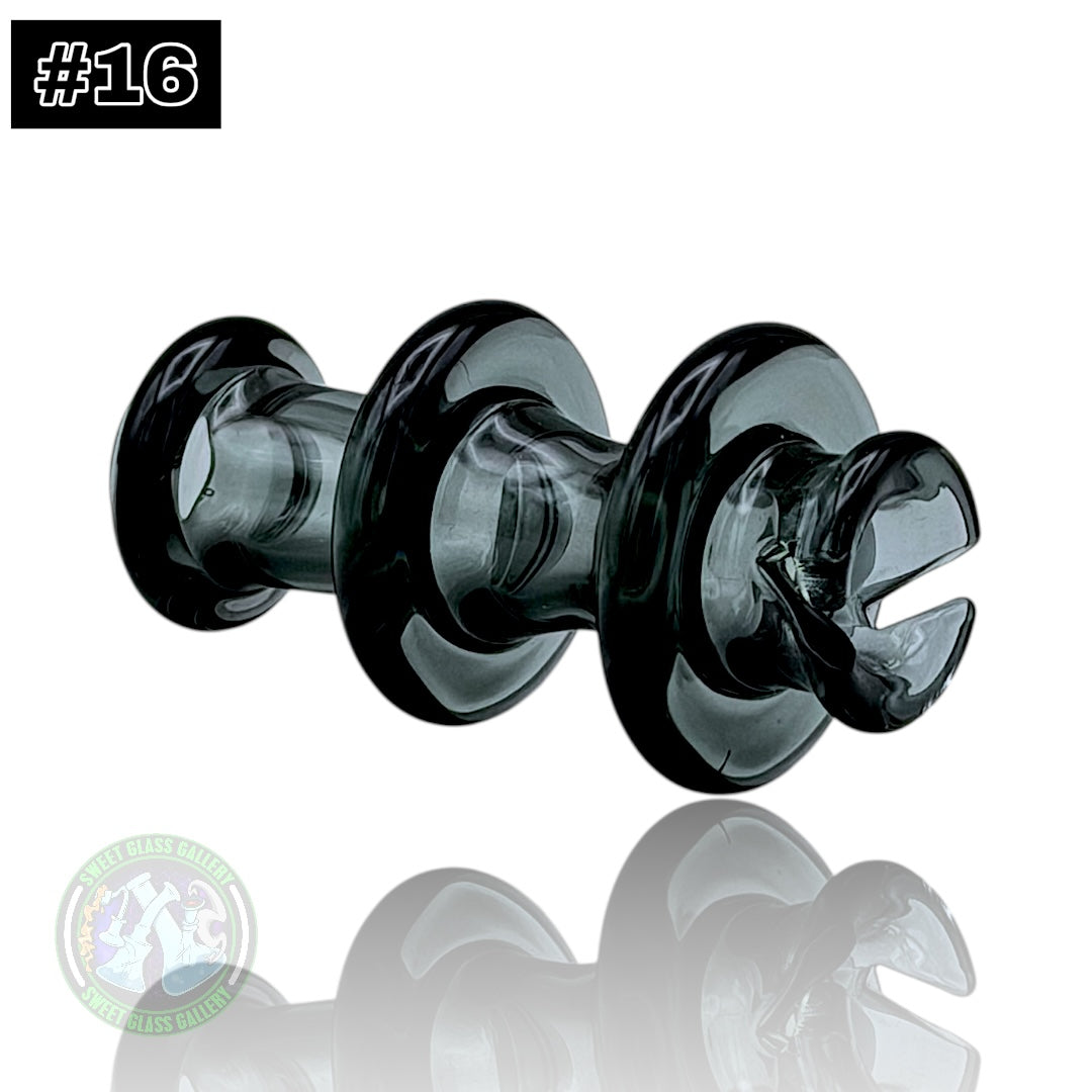 Rone Glass -Puffco Pivot Top #16 - Transparent Black