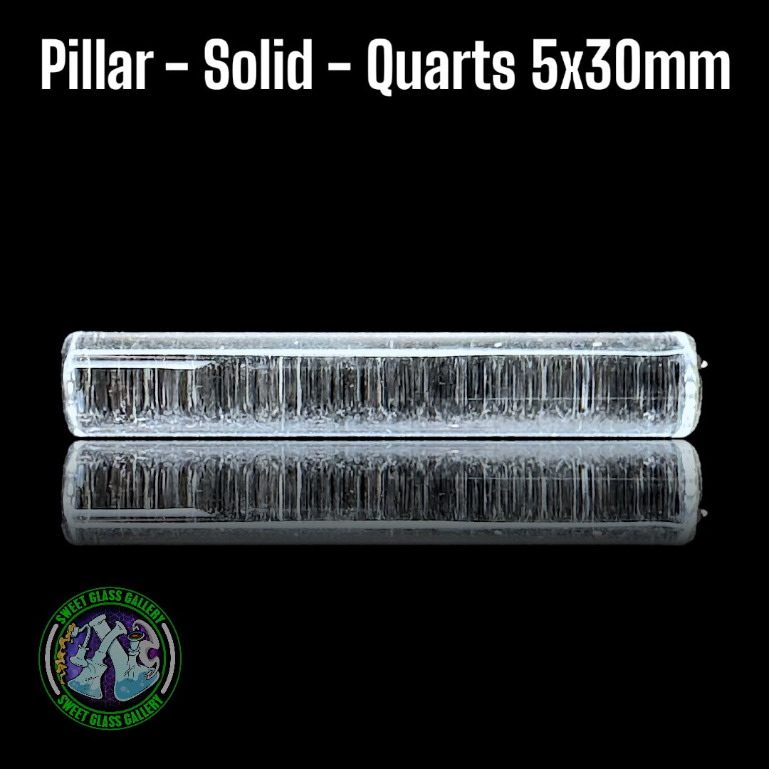 GeeWest - Pillar - Solid - Quartz 5x30mm